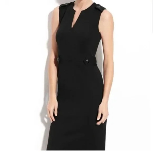 Tory Burch Declan Tab Wool Blend Dress Size XS black career office classic - Picture 4 of 14